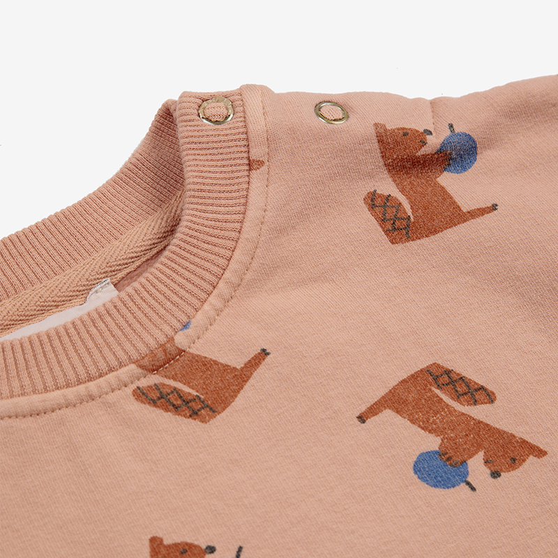 SWEATSHIRT BOBO CHOSES BABY HUNGRY SQUIRREL VENTE