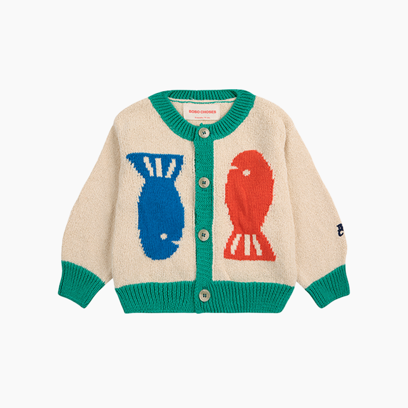 CARDIGAN LUCKY FISH