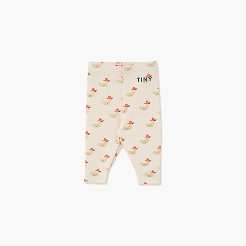 LEGGING TINY COTTONS DUCKS BABY RIB