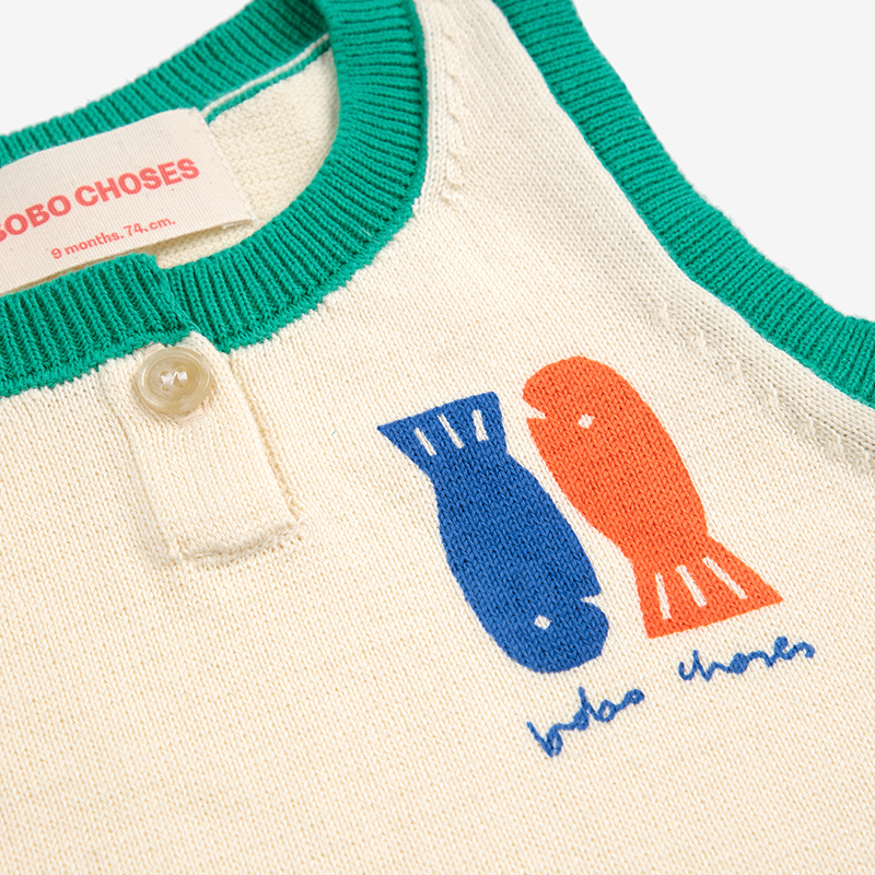 T-SHIRT LUCKY FISH KNITTED