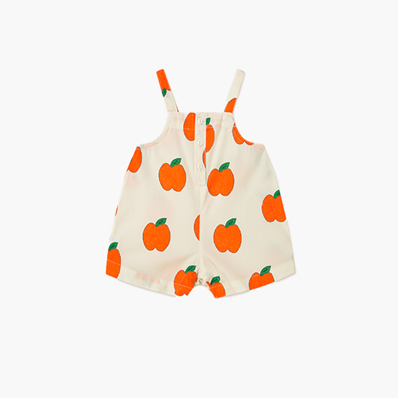 SALOPETTE TINY COTTONS APPLE S BABY DUNGAREE