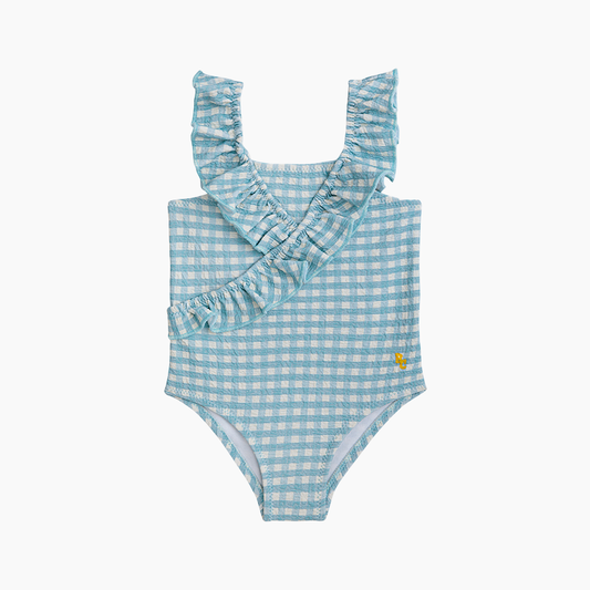 MAILLOT DE BAIN VICHY RUFFLE SECONDE MAIN