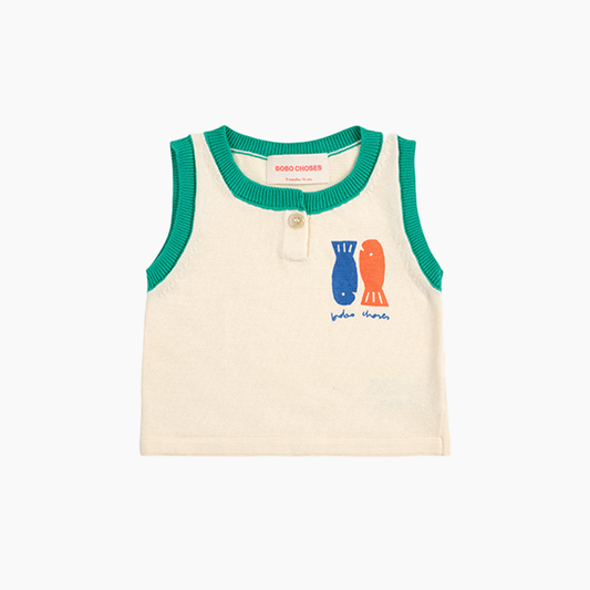 VENTE NEUF T-SHIRT LUCKY FISH KNITTED