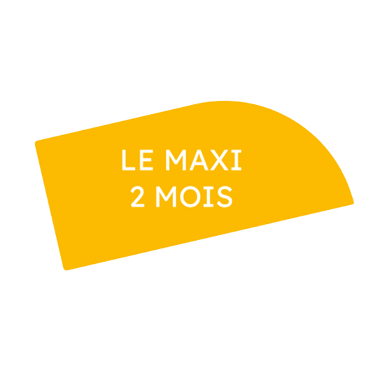 Carte cadeau le MAXI 2 MOIS