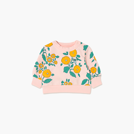 SWEATSHIRT TINY COTTONS FLOWERS BABY