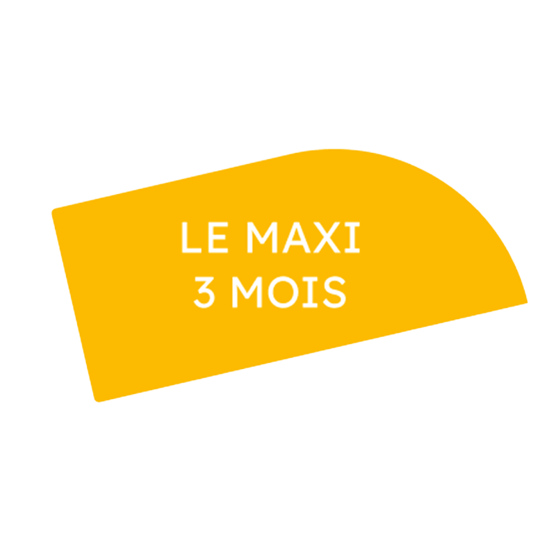 carte cadeau le MAXI 3 MOIS